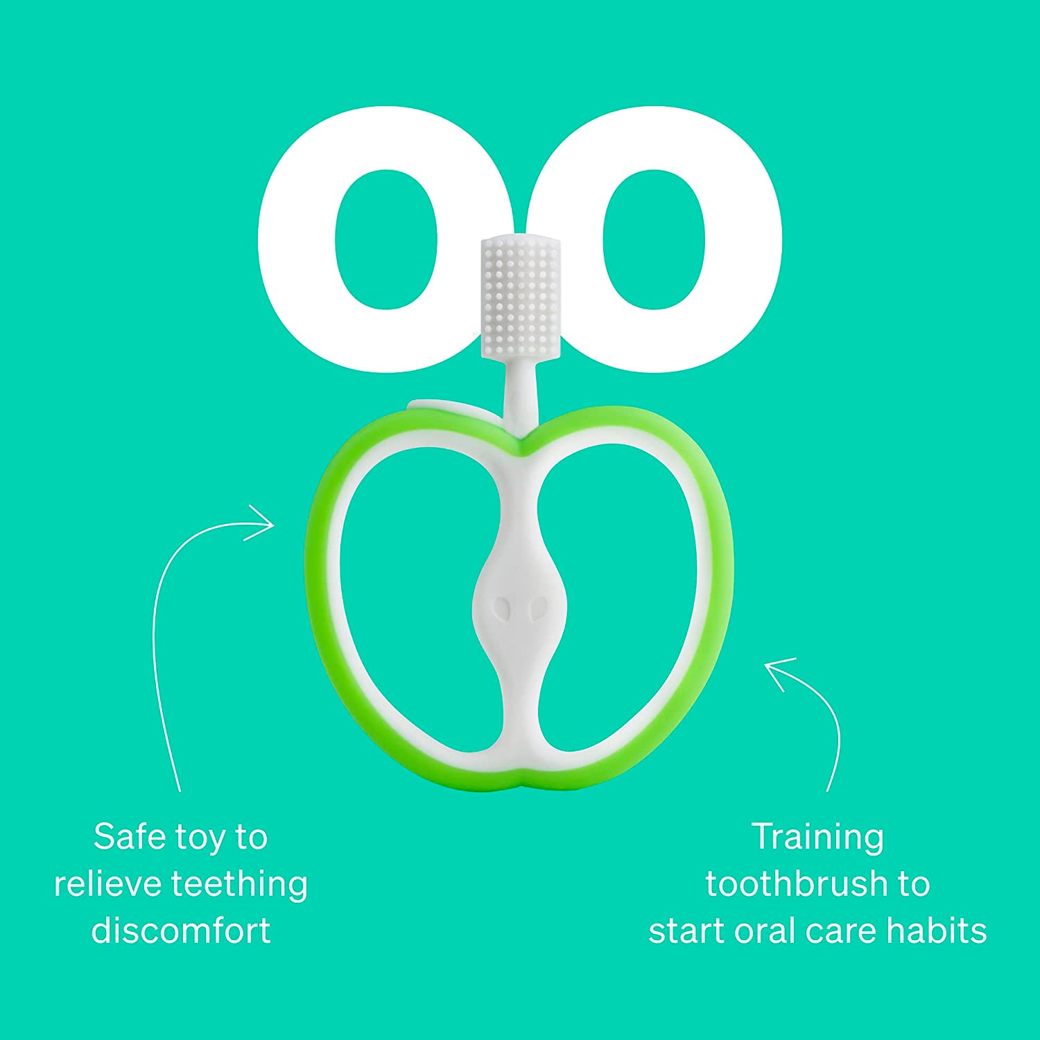 LoveNoobs Training Baby Toothbrush, 360° Teething Toothbrush for Toddlers, Baby Beginner Training Toothbrush, Silicone Toothbrush Toddler, Safe Baby First Toothbrush, Teethers for Babies,Teething Toys - Image 4